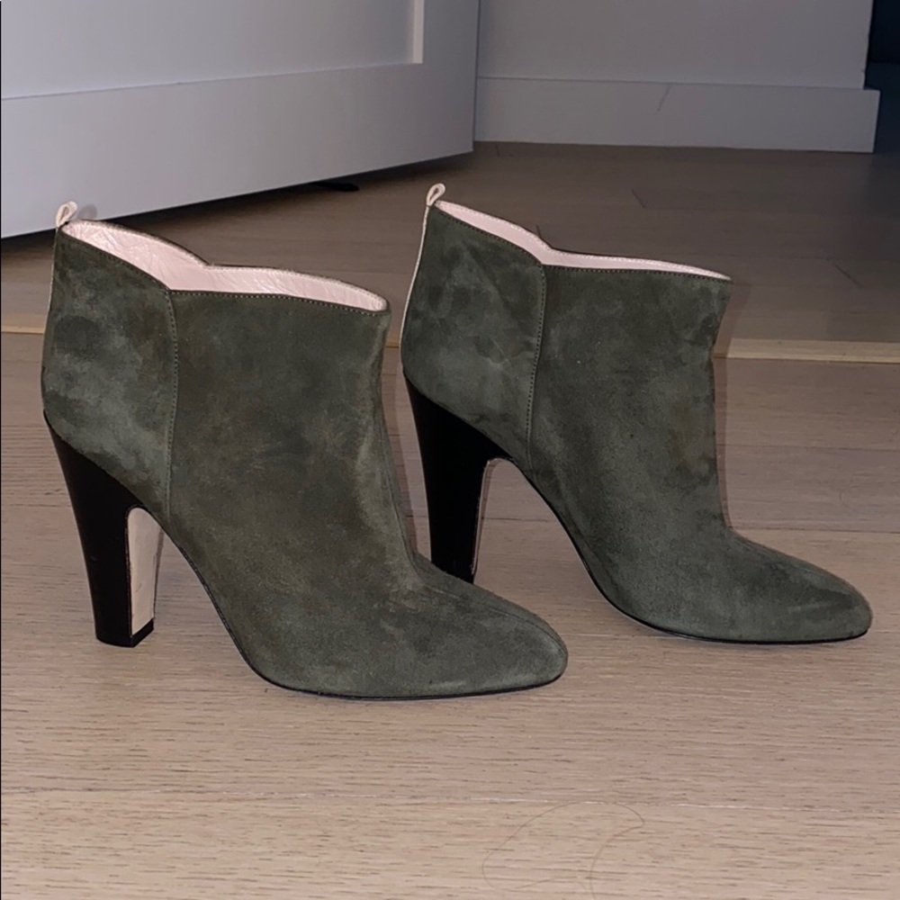 SJP by Sarah Jessica Parker Serge Green Bootie